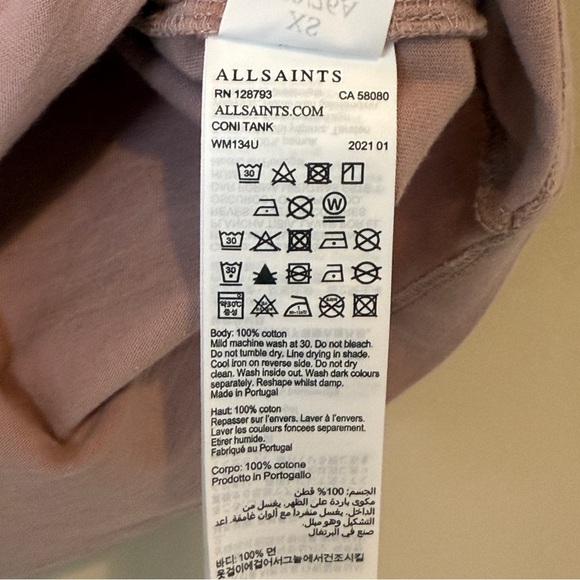 All Saints Coni Top XSmall - Picture 8 of 10
